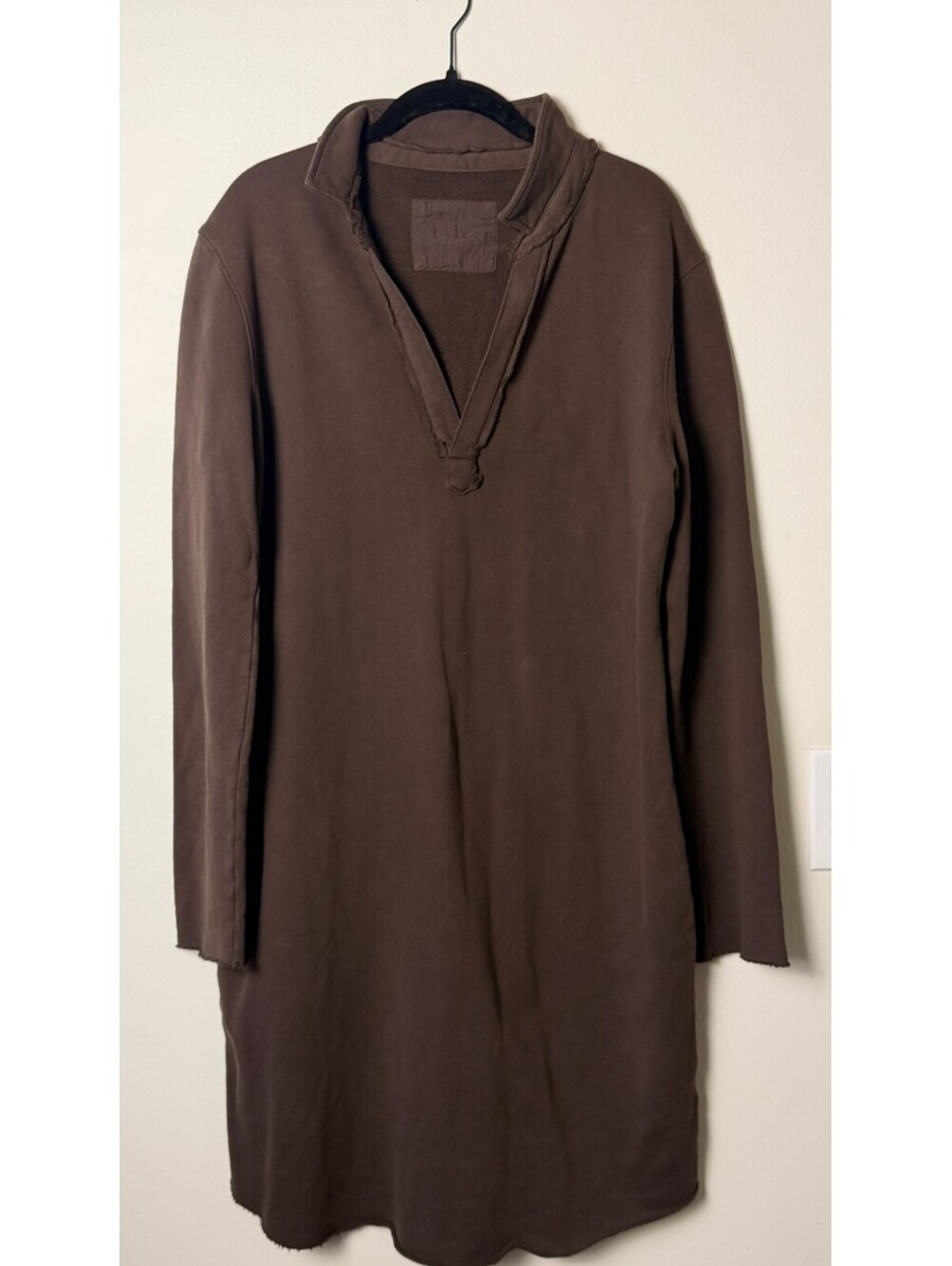 FRANK & EILEEN NICOLE Triple Fleece Luxury Sweatshirt Dress MEDIUM